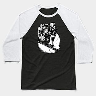 Great Dane Dog Piano Player Funny Hound Of Music Baseball T-Shirt